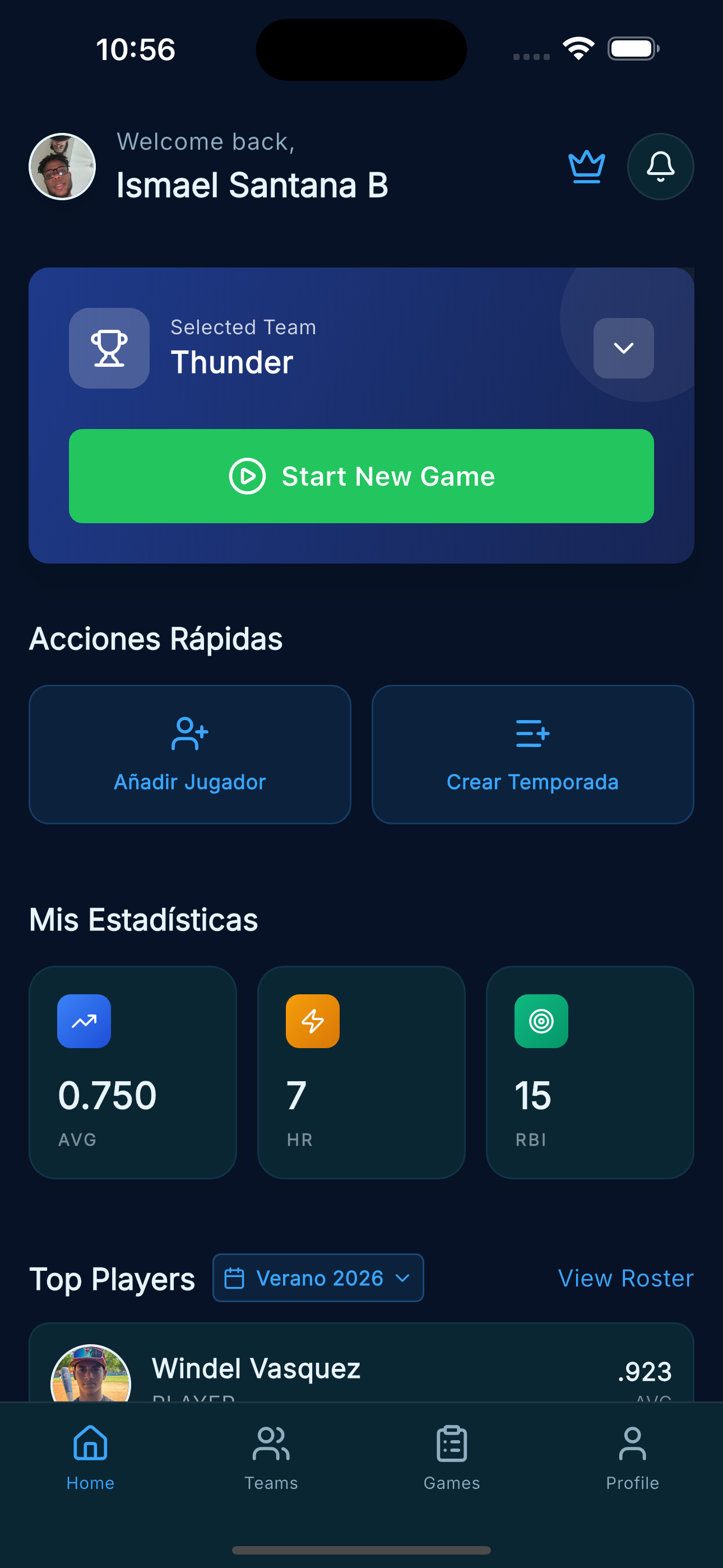 Tu equipo a primera vista